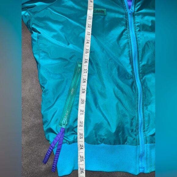 Vintage COLUMBIA 90s Oversized Reversible Windbreaker Jacket Medium Retro Ski XL - Picture 12 of 16